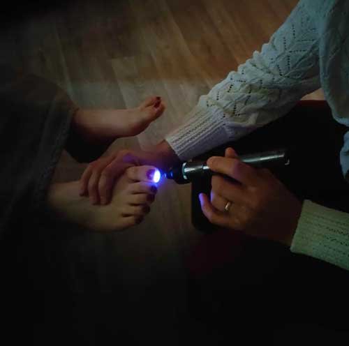 chromotherapie pieds